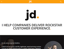 Tablet Screenshot of jamesdodkins.com
